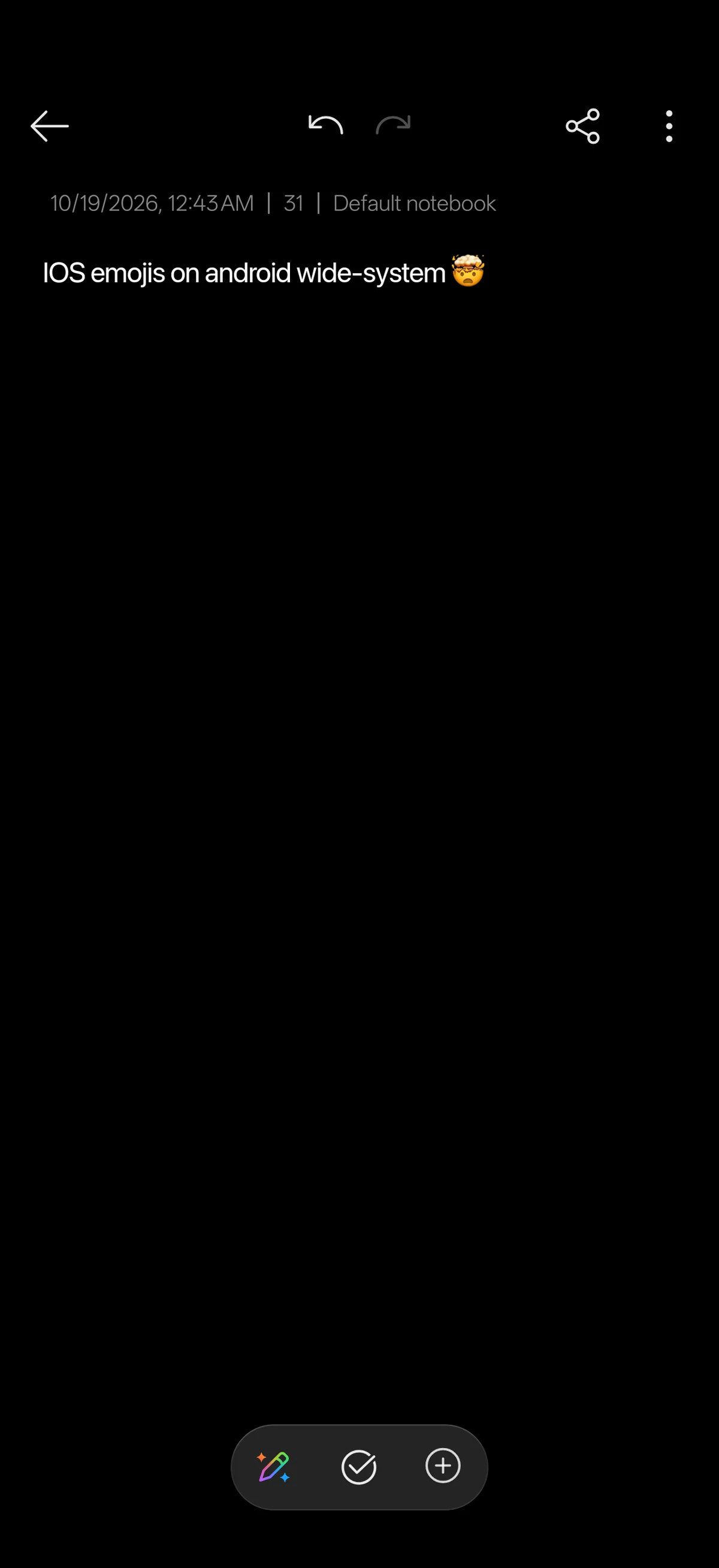 Apple Color Emoji rendering on the Android system.